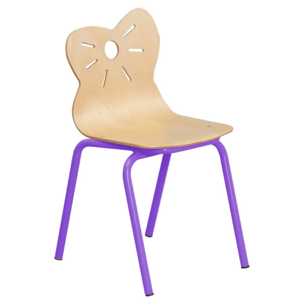 Chaise 4 pieds coque enfant