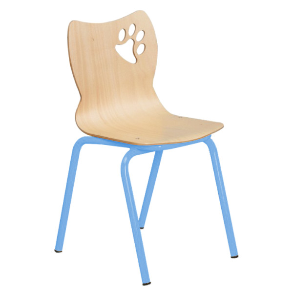 Chaise 4 pieds coque enfant
