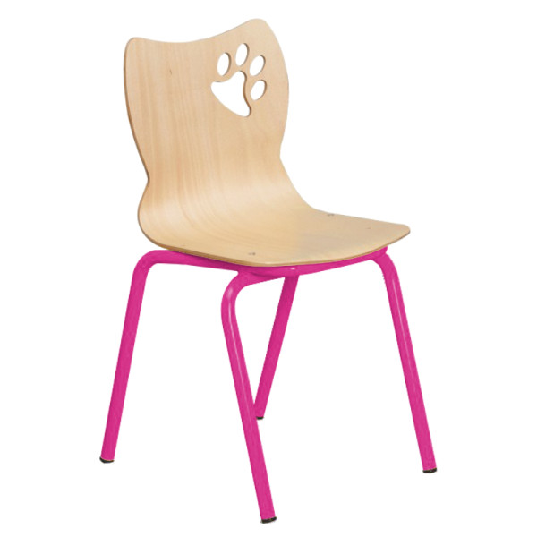 Chaise 4 pieds coque enfant