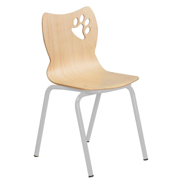 Chaise 4 pieds coque enfant