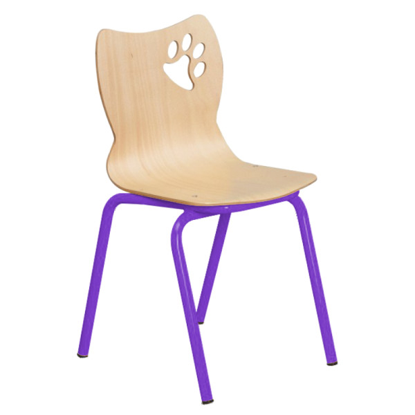 Chaise 4 pieds coque enfant