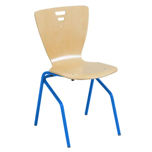 Chaise réfectoire suspendue assise bois