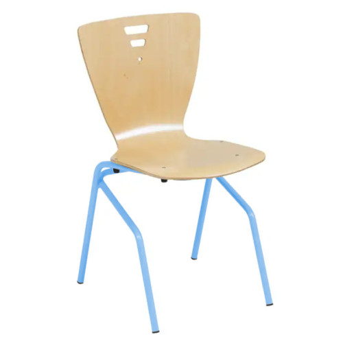 Chaise repas collectif suspendable pieds aciers