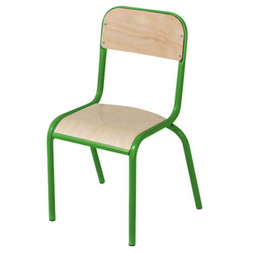 Chaise collège / lycée pieds acier