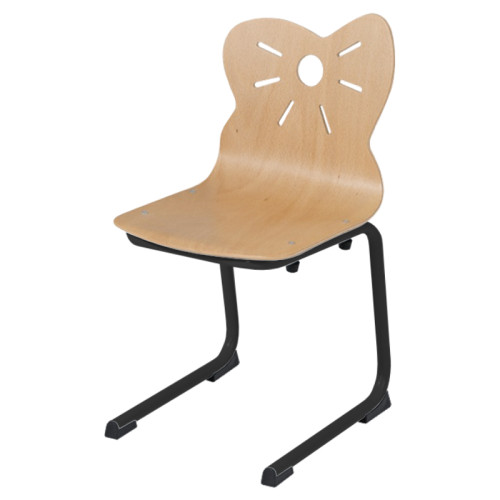 Chaise coque crèche appui sur table