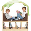 Bibliothèque enfant avec assise