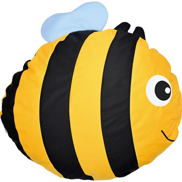 Grand coussin abeille