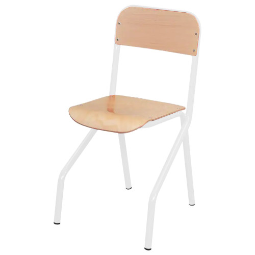Chaise écolier maternelle blanc