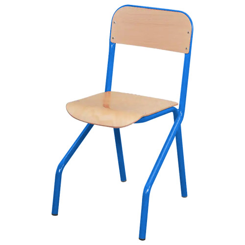 Chaise écolier maternelle bleu
