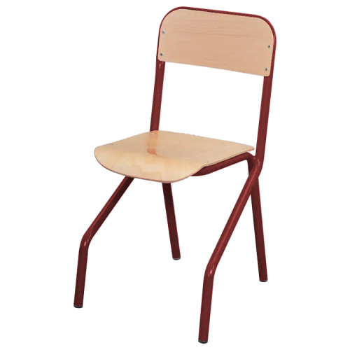 Chaise classe maternelle bordeaux