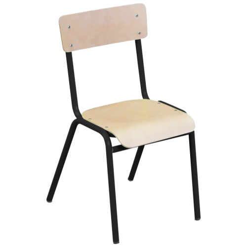 Chaise classe école maternelle T1 T2 T3 assise bois