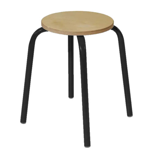 Tabouret collectivité empilable