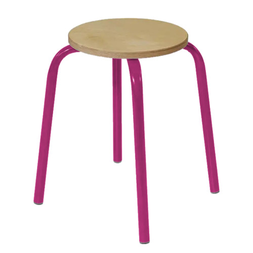 Tabouret collectivité empilable