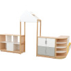 mobilier scolaire d'angle bois
