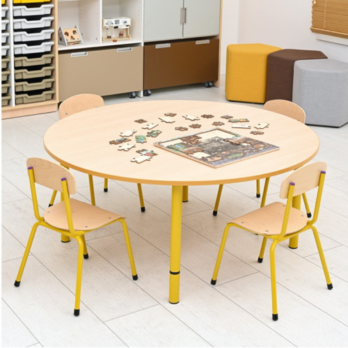 Pack table ronde et 4 chaises - T0