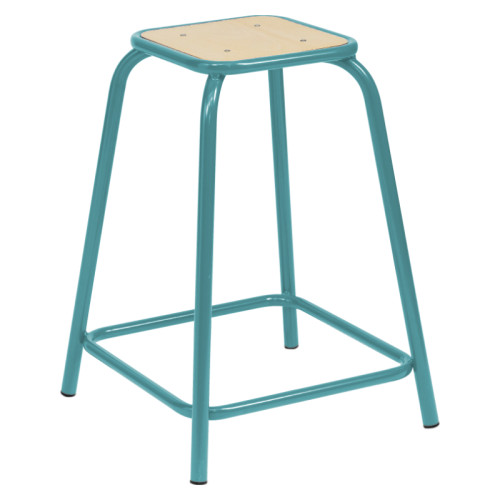 Tabouret scolaire haut vert pomme