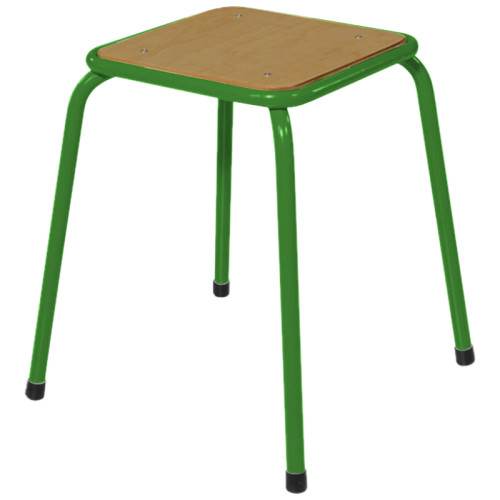 Tabouret lycée vert