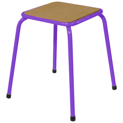 Tabouret université violet