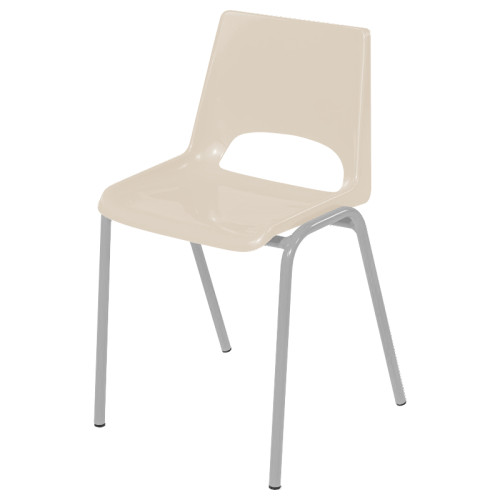 Chaise maternelle solide coque PVC