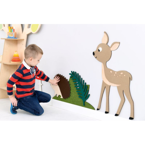 applique feutrine hérisson