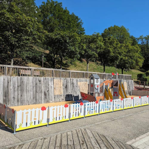 barrière pour aire de jeux thème océan