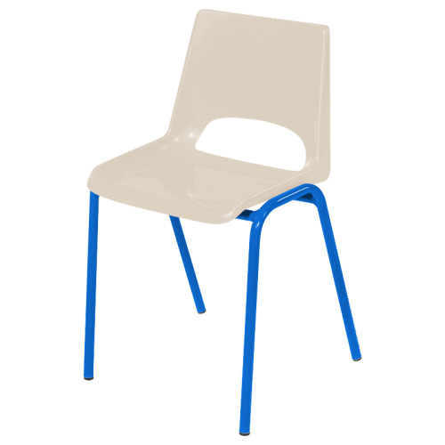Chaise avec piètement bleu crèche