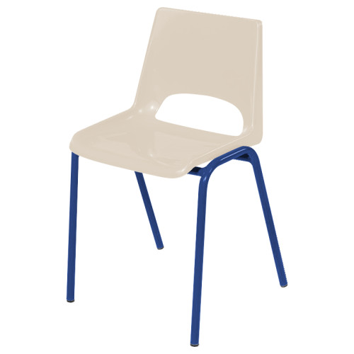 Chaise piètement bleu crèche