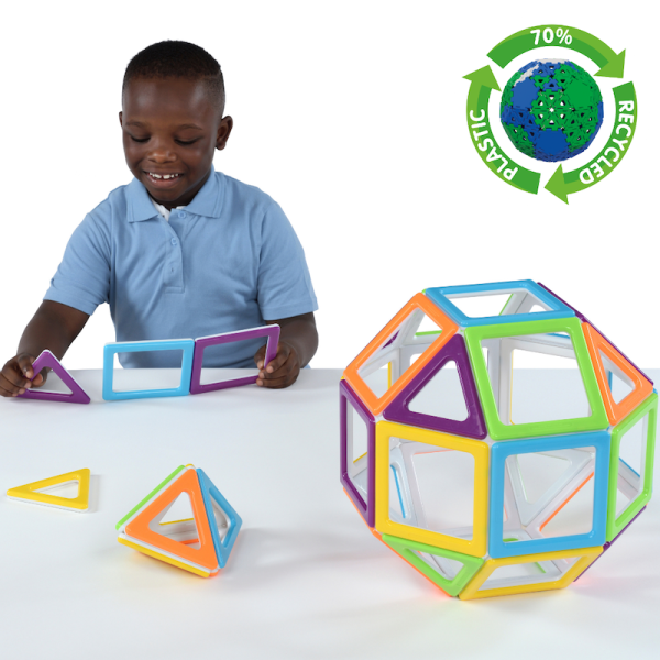 Jeu magnétique mega man en matière recyclée