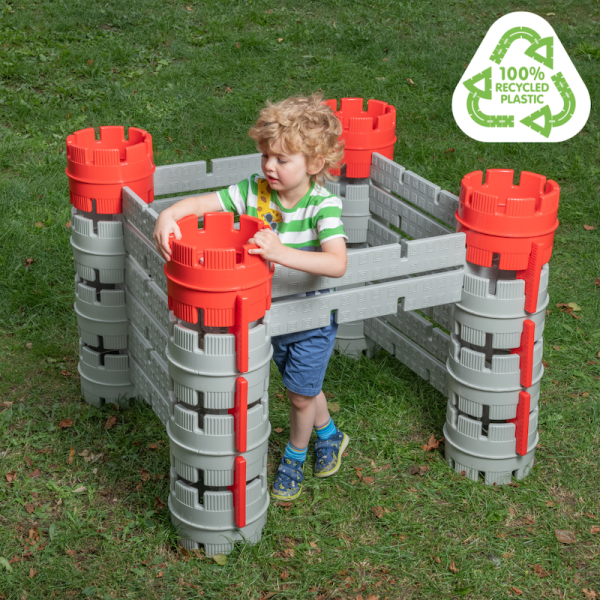 Pack construction géante - Château en matière recyclé