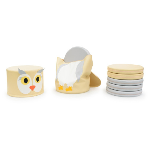 Assises sol enfant avec pouf et rangement