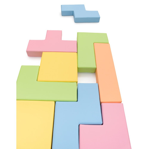 Jeu en mousse tétris géant