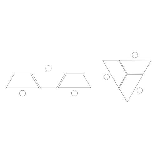 idées de configuration des tables trapèzes pour une classe flexible