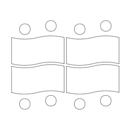 idées de configuration des tables pour classe flexible