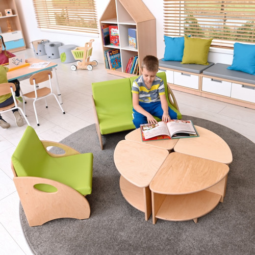 Sofa bois espace détente