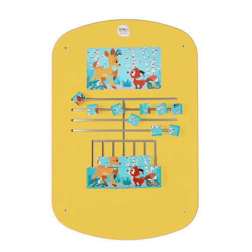 jeu mural puzzle pour enfants en salle d'attente