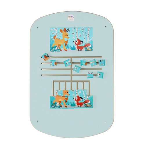 jeu mural puzzle bleu