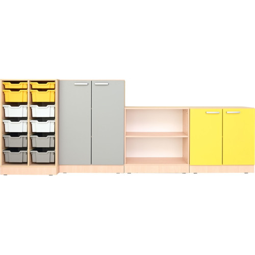 Mobilier scolaire naturel et coloré - KIDEA