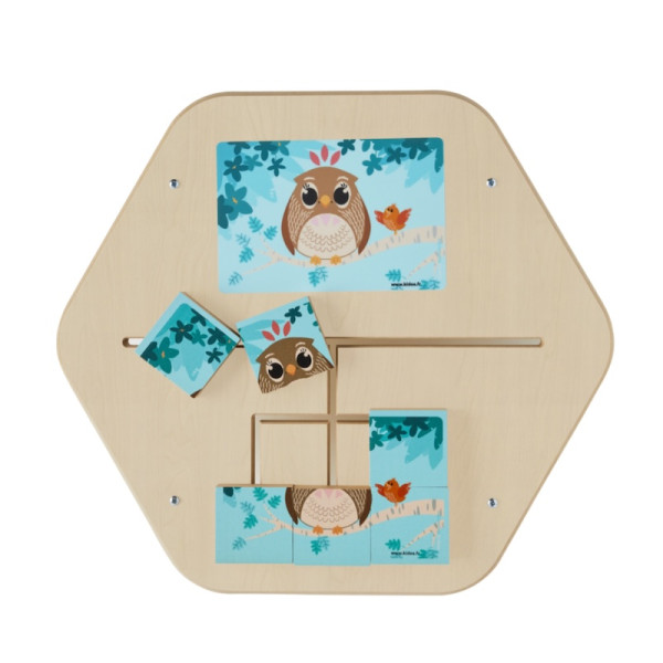 Mini jeu mural avec puzzle pour enfants