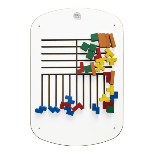 Jeu mural Tetrik blanc