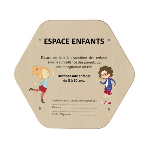 panneaux aire de jeux kidea hetre