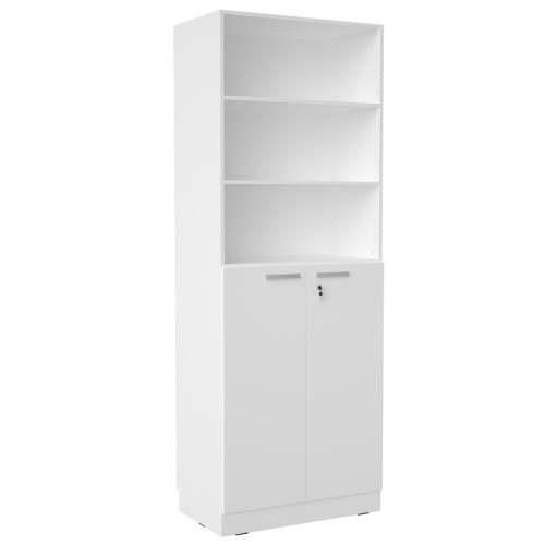 Meuble pour collectivité avec étagères et portes