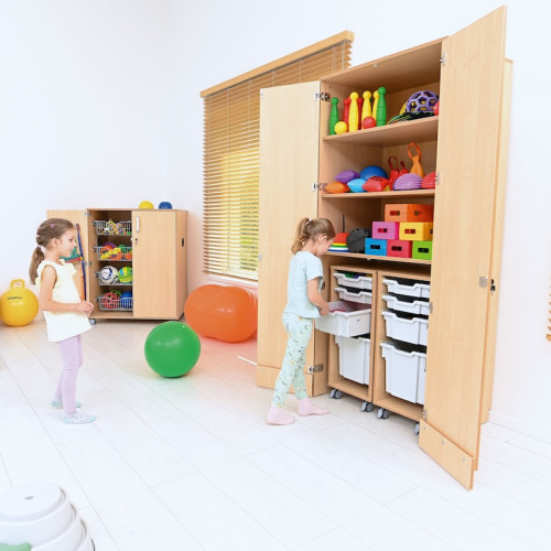 grande armoire avec  bacs pour collectivités