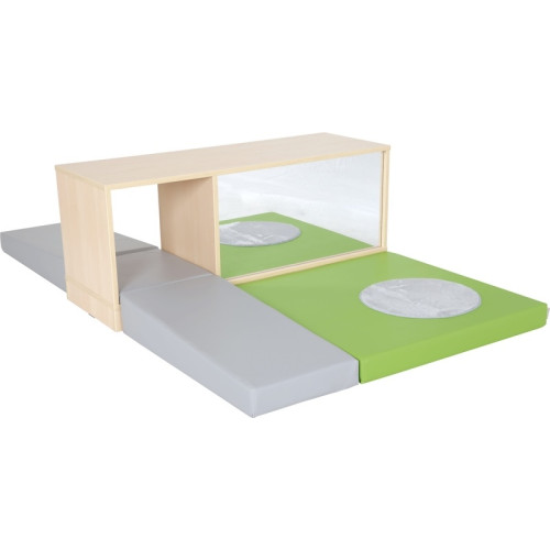 Meuble, miroir et tapis de motricité KIDEA