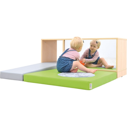 Meuble, miroir et tapis de motricité pour collectivité