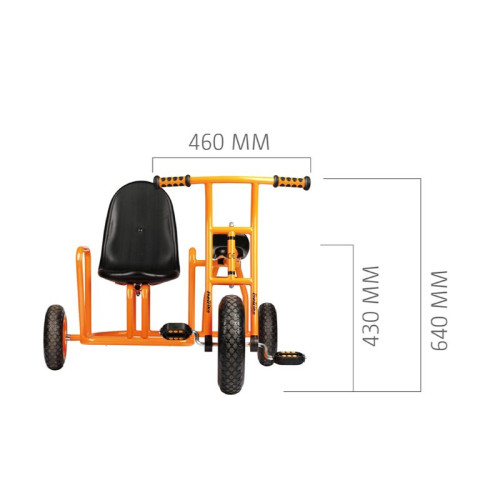 tricycle side-car cour de récréation