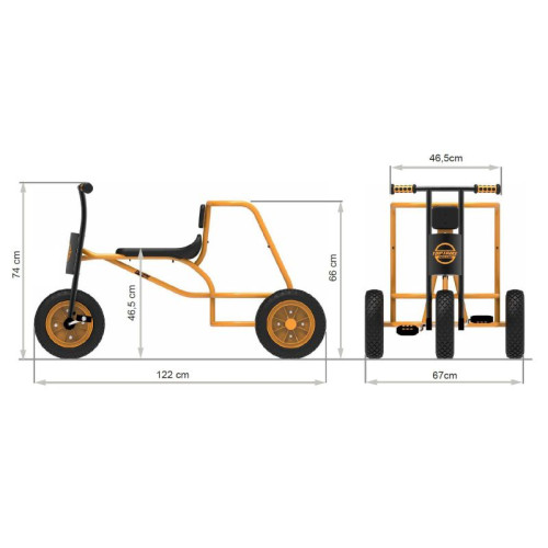 tricycle navette cour de récréation enfant
