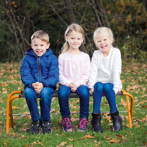 Banc extérieur pour enfant pliable