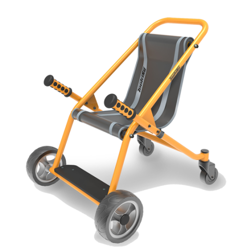 poussette cour d'école