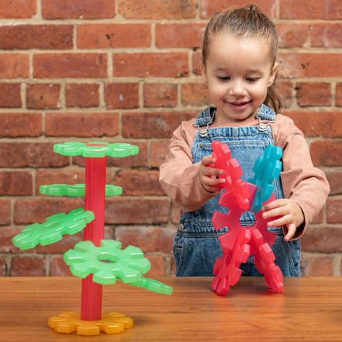 Jeu de construction Octoplay maternelle translucide