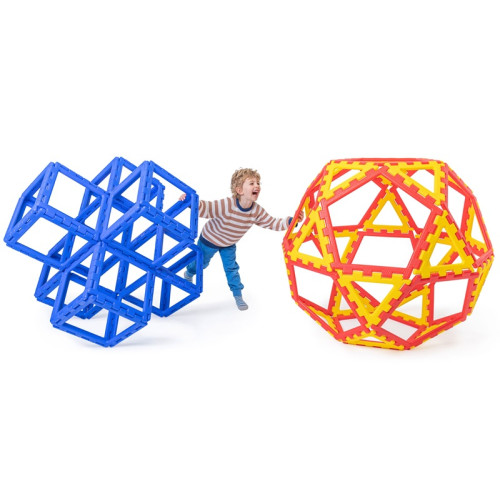 Set 62 pièces jeu POLYDRON xxl